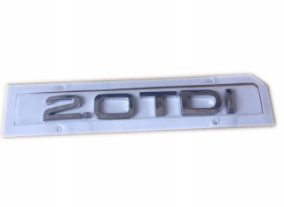Závodová pečiatka Audi 2.0tdi zadná klapka 2.0 TDI