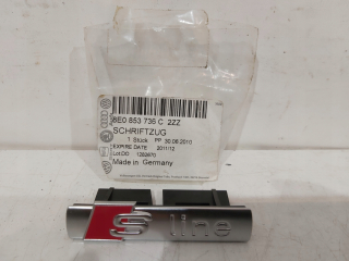 Známka známky Audi S-line 8E0 8E0853736