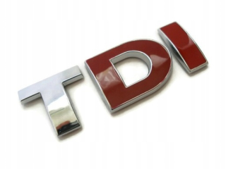 Známka EMBLEM Audi Volkswagen TDI Metal!