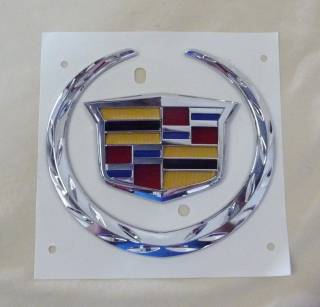 Logo EMBLIME EMBLEM 3D CADILLAC 158 mm x 150 mm