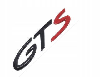 Známka známka logo nápis 3D Porsche GTS