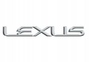 Známka nálepka na nápis Lexus