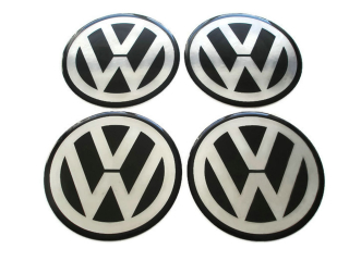 VW 90 mm Volkswagen Embalms for Hubcaps