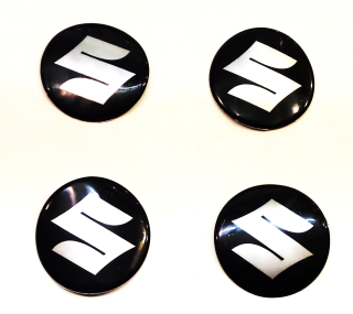 Nálepky na logo Emelmate pre Suzuki Hubcaps 70 mm