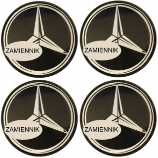 Nálepky na ememate RIM HUBS Mercedes 60
