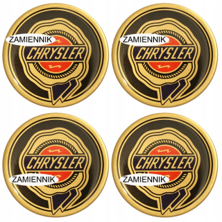 Nálepky na emblémy pre logo RIMS Logo Chrysler 70