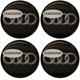 Nálepky na emblémy pre okraje Hubcaps Audi 70