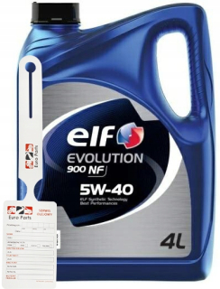 ELF Evolution 900NF 5W40 4L motorový olej