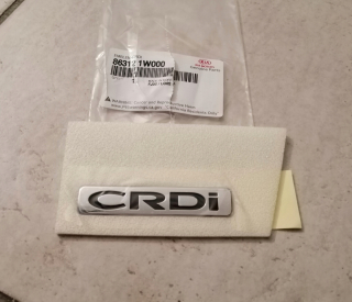 KIA CRDI 86312 1W000 EMBLEM