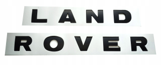 Znak nápis Land Rover Black Mat