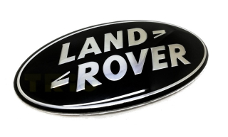 Znak nápis Land Rover Black Chrome