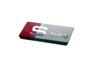 SLINE S3/S4/S6/S8 EMBLEM na volante Audi!