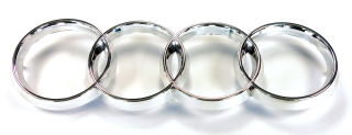 Emplapse Logo Značka Audi 80 predná figurína 262x85mm 1
