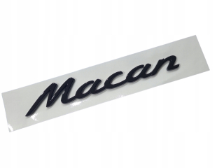 Znak nápis do Porsche Macan Color čierny lesklý lesklý