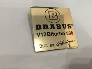 Mercedes Brabus v12 Buturbo 800 Emmblem