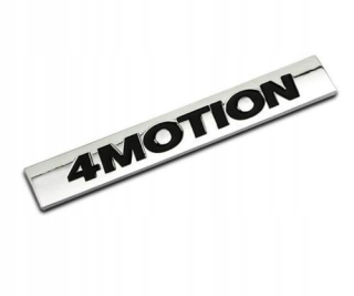 Logo známky so známkou 4Motion čierna nálepka