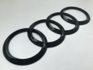 Logo Audi Logo pre čiernu klapku 20x7 cm