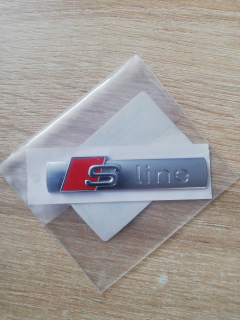 EMBLIME EMBLEM S LINE AUDI NOVÝ ORIGINÁL