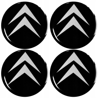 56 mm silikónové emblémy pre Citroen Hubcaps