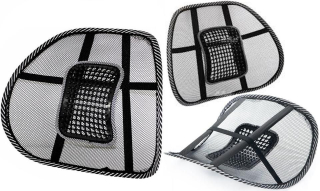 Autopoťahy - Ergonomická zadná podpora pod chrbtom s masážnym operadlom