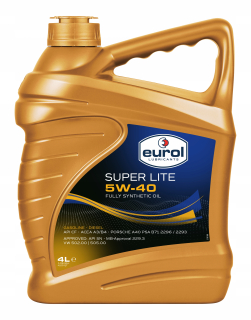 EUROL SUPER LITE 5W-40 Syntetický motorový olej 4L