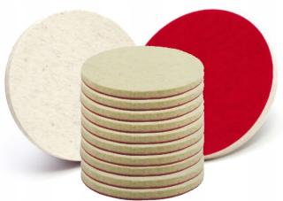Polisk suchý zips plstil 125x6 Felt DISC 10 ks