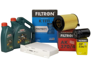 Filtre filtrov+olej 10W40 5L VW Golf V VI V VIT 1.6