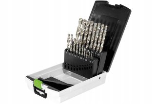 Vrtak, vrtáky - Festool oceľová vŕtačka sada 498981 19 kusov