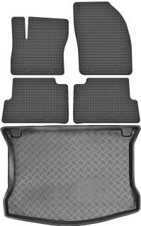 Gumové rohože do auta - Ford Kuga 2008-2013 Trunk + gumové koberce