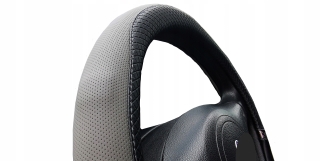 Poťah na volant - Ford Mondeo Mk3 Mk4 Mk5 Kuga Black Grey Premium
