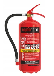 Hasiaci prístroj - 6 kg prášok hasiaceho prístroja so závesom