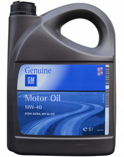 GM 10W-40 5L benzín a nafta +zadarmo