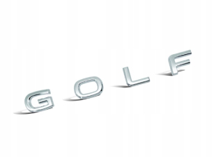 Nálepka na nálepku s golfovým znakom Striebro