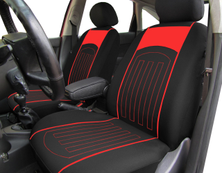 Autopoťahy - Husté hodiny prešívané na sedadlách VW Polo 4