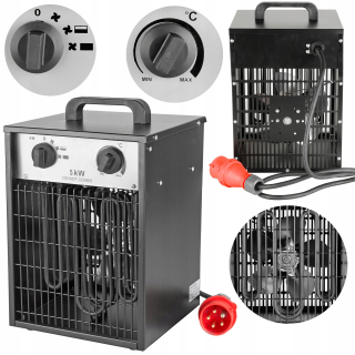 Ohrievač, odvlhčovač vzduchu - Elektrický ohrievač ohrievača 5 kW