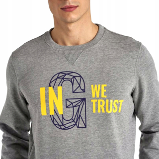 Gyeon Crew Brck Grey - Šedá veľkosť mikiny