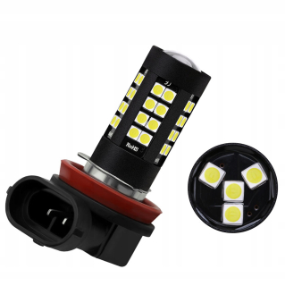 Žiarovky - H11 44 LED 3030 SMD + DRL Day objektív H8 H9