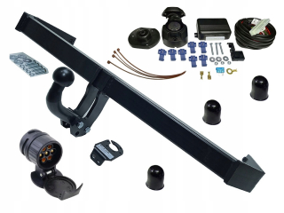 Vlečný háčik+modul13pin7p pre VW Golf5 v 6vi+plus