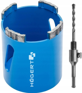Hogert Diamond Holek 82 mm + SDS + adaptér