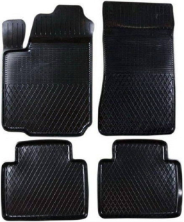 Gumové rohože do auta - Velor koberce pre BMW 3 E90 (2005 - 2012)+ výšivka