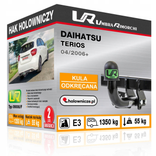 Daihatsu Terios Towbar, 04/296-