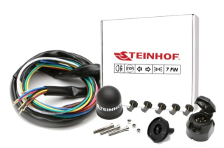 Zásuvka pre prívesný vozík - Bamper 13 Pin+Hak Volvo V60 II Modul