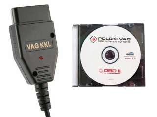 Testery diagnostické rozhranie - KKL VAG rozhranie + poľský program VAG 2.5 VW FTDI