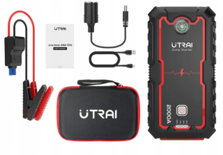 Klinový remeň kosačky - Skok štartéra štartéra Booster 12V 2000a PowerBank