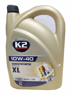 K2 10W40 semisyntetické XL 4L.