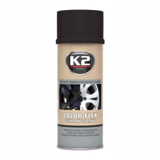 K2 farebná flex 400 ml čierny lesk