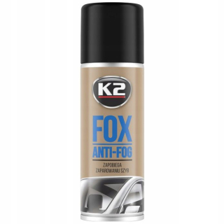 Fox K2 zabraňuje naparovaniu rozprašovacieho skla anti -car