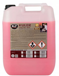 K2 kuler -35 ° C Červené chladničky 20 kg