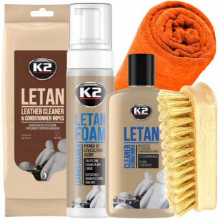 K2 letan - súprava na čistenie kože
