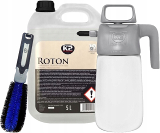 K2 ROTON 5L, postrekovač + okrajová kefa